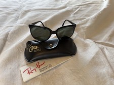 Occhiali da sole Ray Ban 'Cats' B&L Bausch & Lomb lenti G-15 e custodia Made in France A+