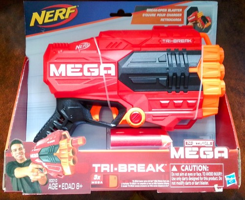 Nerf strike mega tri break - tri-break, &