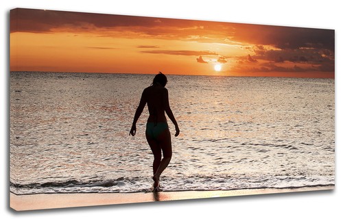 Quadro moderno alba sul mare - moderno,