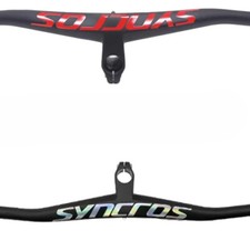 Manubrio integrato in fibra di carbonio per bicicletta mtb con 40/50/60/70mm UD opaco