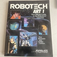Robotech Art Vol 1 guida ufficiale FIRMATA da Carl Macek 1 edizione starblaze 1/1