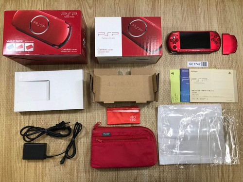 Console psp 3000 radiant red - console,