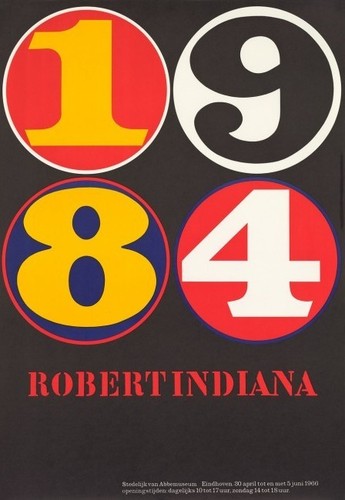 Robert indiana 1984 vanabbe - 1984,