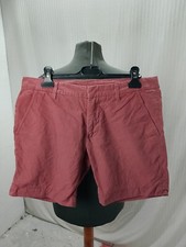 Articolo e3336 short uomo Dondup rosso, taglia W33 IT47, vita 40cm, fianchi 48cm