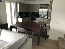 Tavolo allungabile in legno massiccio - Pacini& Cappellini + 6 sedie 