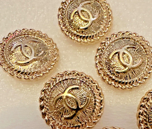 Bottoni chanel oro - chanel, 20mm