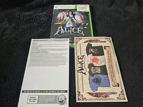 Xbox 360 alice - xbox, returns