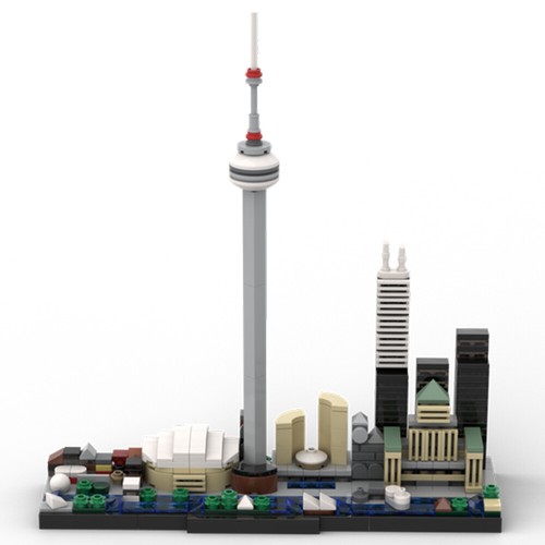 429 pcs toronto skyline - pcs,