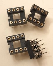 4 supports à souder DIP8