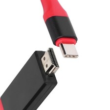 Cavo Type C a HDMI 4K Rosso