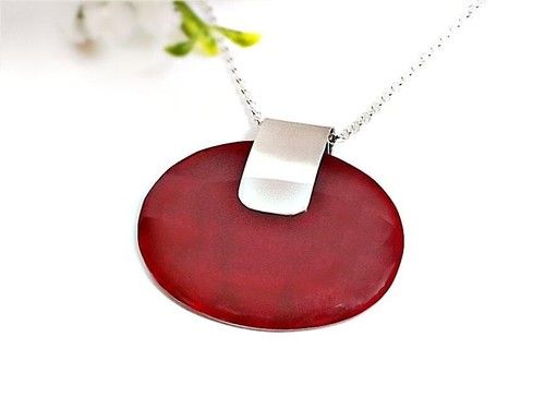 Ciondolo corallo argento 925