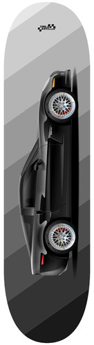 Car art corvette skateboard - c6,
