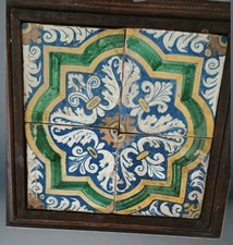 Pannello 4 Riggiole maiolica