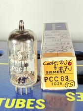 Siemens PCC88 7DJ8 NOS nuovo con scatola griglia telaio singolo testata come tubo bilanciato NOS