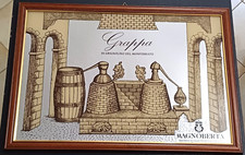 MAGNOBERTA GRAPPA DI GRIGNOLINO - SPECCHIO PUBBLICITARIO CM 65X45