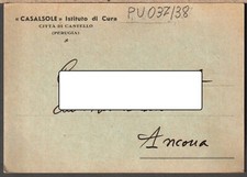 PU037/8 - CARTOLINA CITTA DI CASTELLO  DESCRITTA NEL MODELLO PERSONALIZZATO