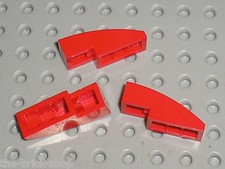 LEGO Red Slope Brick Curved