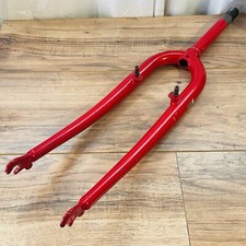 Forcella MTB Trek Full Acciaio Cromato 1 Pollice Filettata 26 188 Sterzo 395 AtoC Rosso 