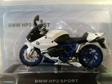 Modellino Bianco Moto BMW HP 2