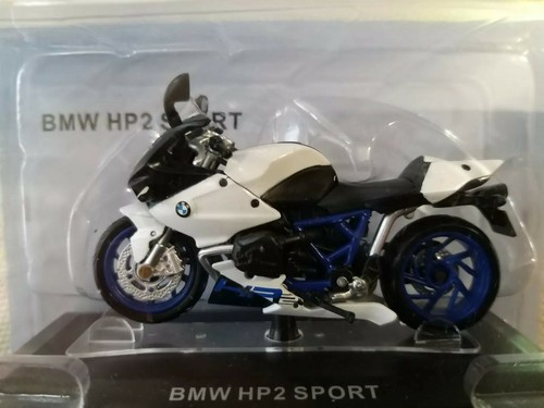 Modellino bianco moto bmw - bianco,