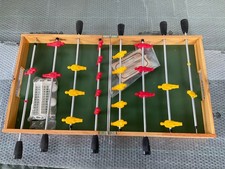 VINTAGE CALCETTO DA TAVOLO PIEGHEVOLE DA VIAGGIO ANNI 70 nuovo senza box*46