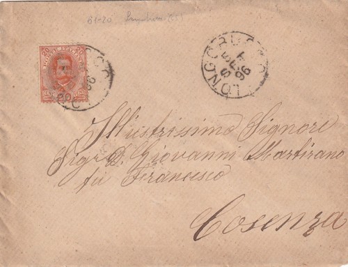 9271 regno calabria busta da - calabria,,