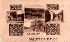 Catanzaro Davoli vedutine saluti da F. piccolo non spedita