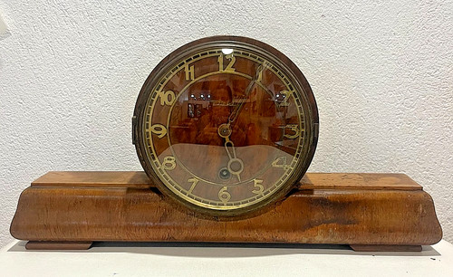 Antico orologio camino - antico, da