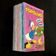 TOPOLINO Lotto 8 Albi 202 209 334 350 360 362 369 388 incompleti - Leggi descr