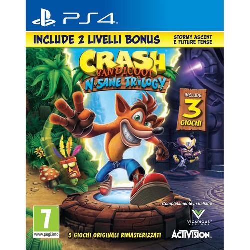 Gioco ps4 crash bandicoot 0 - crash,