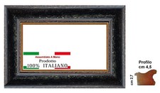 Cornice in legno colore nero