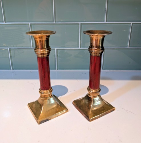 Coppia portacandele vintage - coppia,