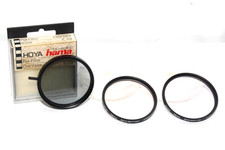 HOYA HAMA 3 FILTRI 58mm per Fotografia SKYLIGHT POLARIZZATORE - Filtro OBIETTIVO