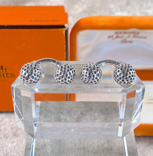 Gemelli Hermes vintage argento