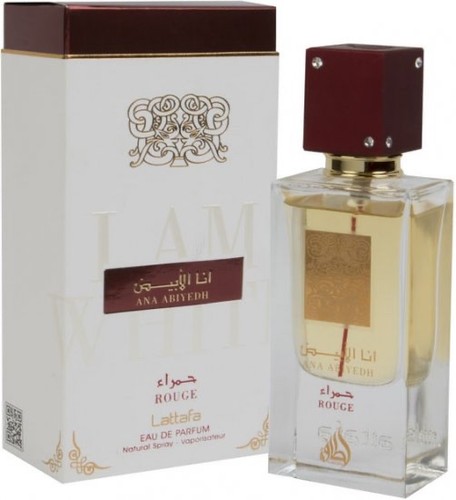 Lattafa ana abiyedh rouge - abiyedh, edp