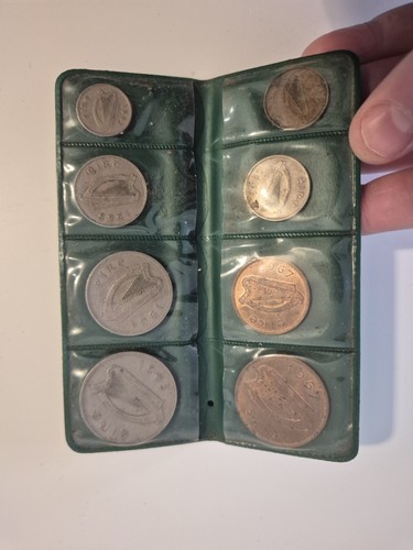 Vintage coin irish - vintage, 8-coin