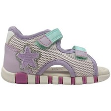 GEOX B4517A 01454 SANDALO PRIMI PASSI CON INSERTI IN MESH (MULTICOLOR)