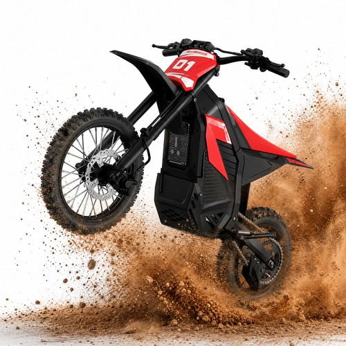 Bicicletta elettrica dirt bike - bicicletta,