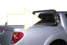 MN146095 LUNOTTO VETRO SCENDENTE POSTERIORE CABINA OSCURATO MITSUBISHI L200 2.5 