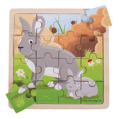 Bigjigs puzzle coniglio - puzzle, e