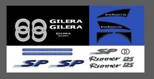 Gilera Runner SP  blue blu decal set sticker adesivi autocollant ステッ