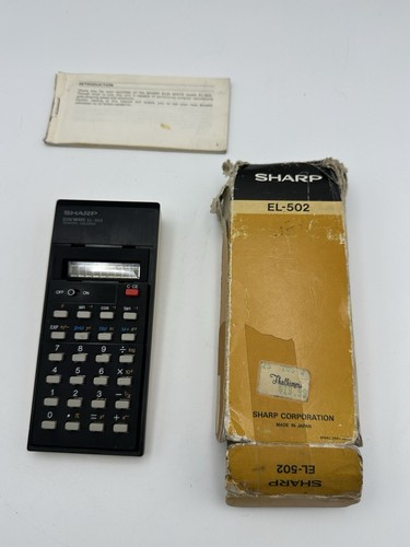 Calcolatrice sharp 502 - calcolatrice,