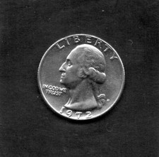 MONETA QUARTER DOLLAR 1972 STATI UNITI USA