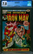 Iron Man #54 (1973) 🌟 CGC 7.0 🌟 1° apparizione di MOONDRAGON! fumetto Marvel
