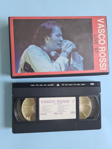Vasco rossi rara vhs live - vhs, 1987