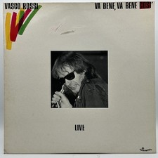 VASCO ROSSI - VA BENE,VA BENE-LIVE (33 RPM - ITALY - FIRST  PRESSING)