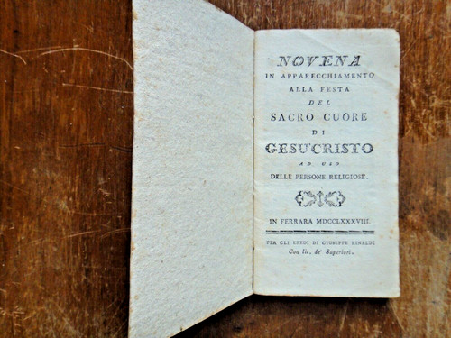 1788 novena alla - alla, del