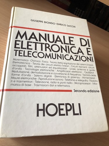 Manuale elettronica e - l-12, di
