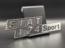 Fiat 124 sport logo - logo, posteriore