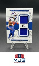 2024 Panini National Treasures Ray Davis Rookie Doppio Materiale #/99 #RDM-RDS